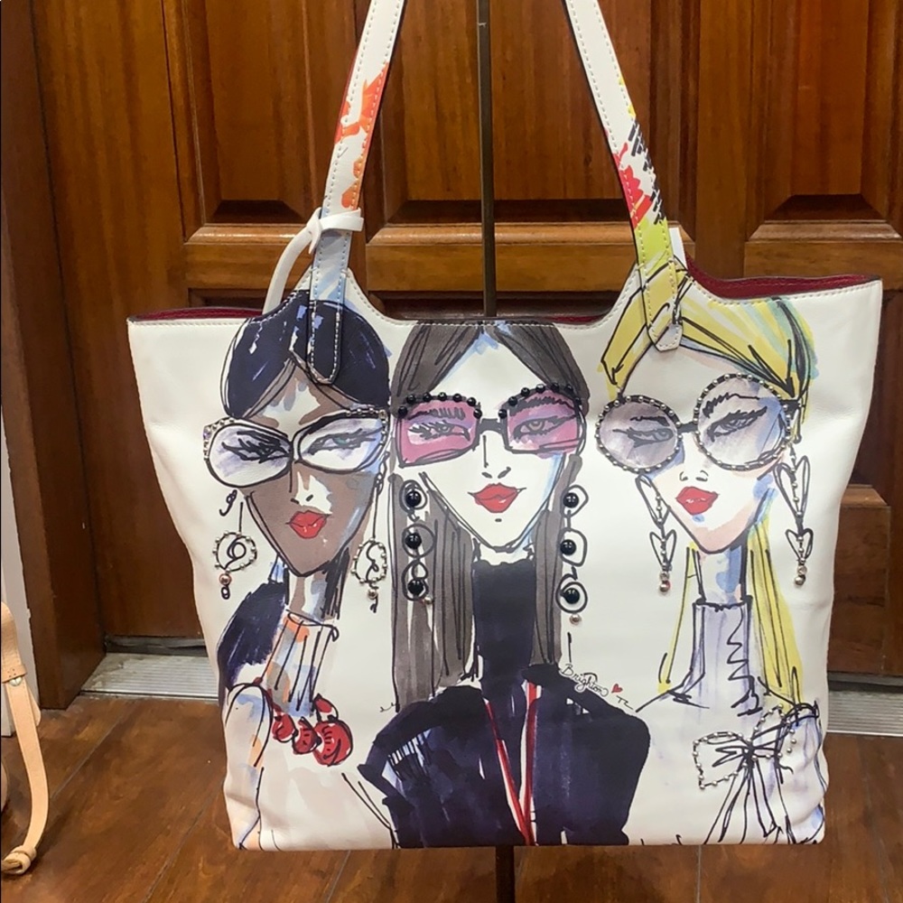 Brighton UP TOWN GIRLS  Manhattan Leather Tote Fashionista